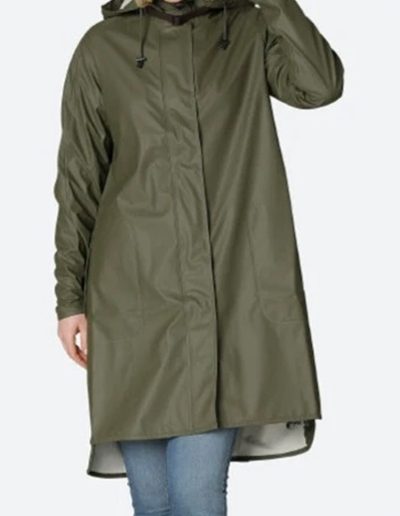 Ilse Jacobsen Waterproof Rain Coat Green