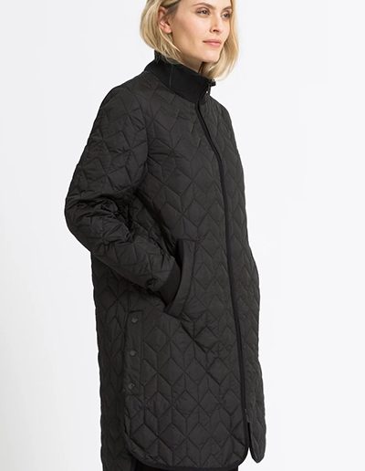 Ilse Jacobsen Quilt Coat Arto6 Black295