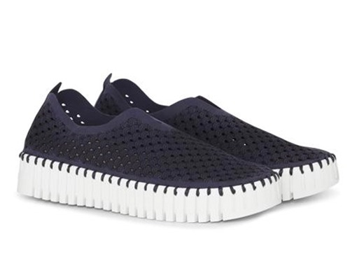 Tulip Perforated Platforms Solid Navy