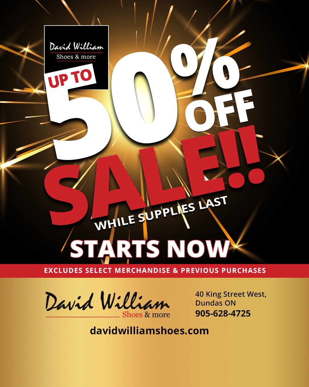 David William Shoes 50 % Off Sale David William Shoes 50 % Off Sale